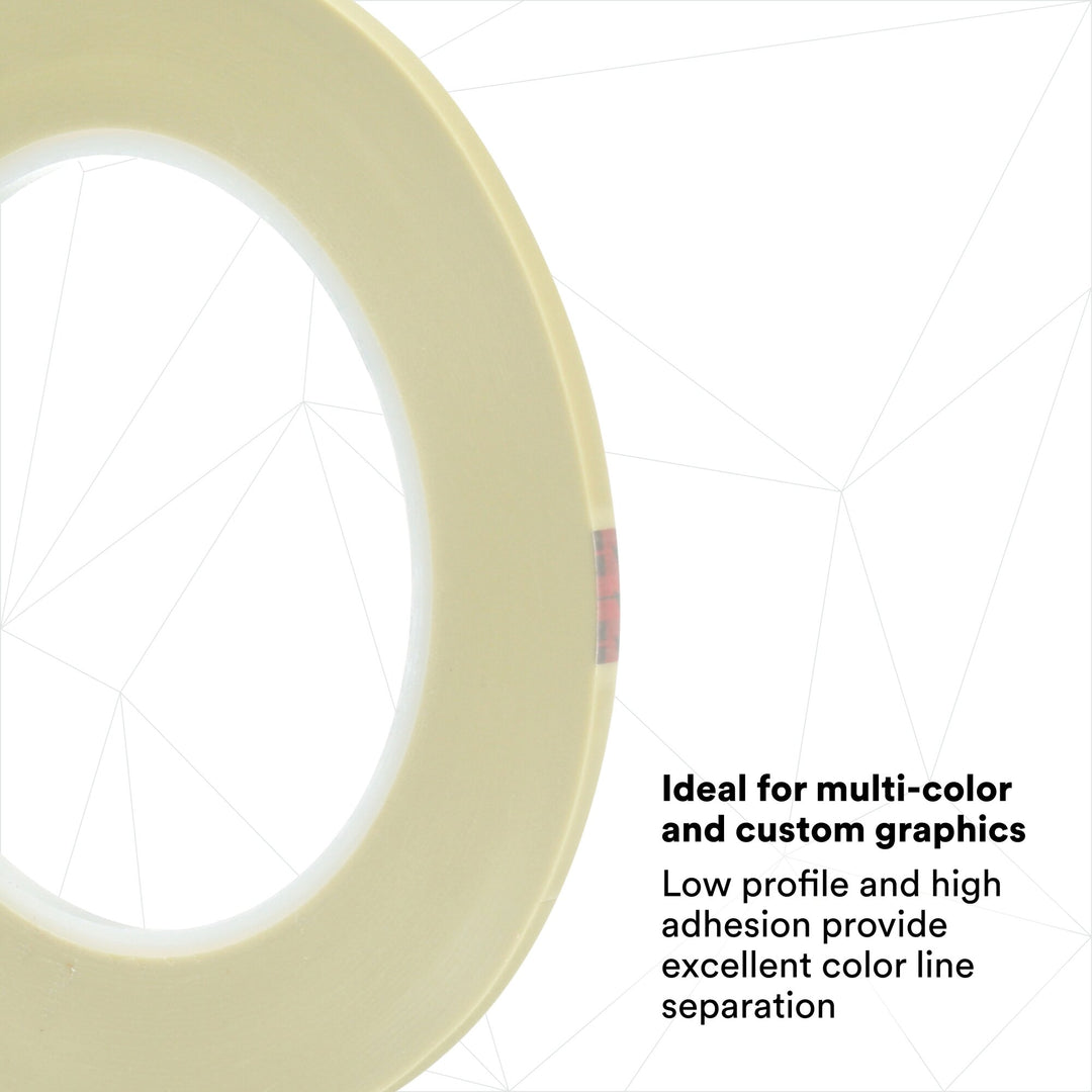 Scotch® Fine Line Tape 218, Green, 1/8 in x 60 yd, 5.0 mil