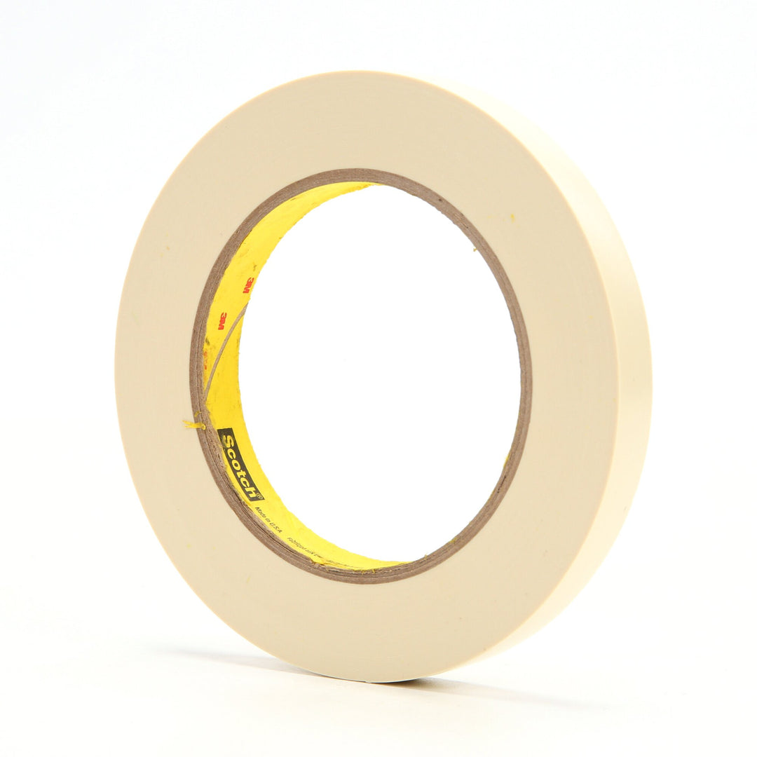 3M Electroplating Tape 470, Tan, 1/2 in x 36 yd, 7.1 mil, 72 rolls percase