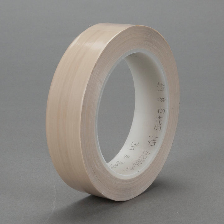 3M PTFE Film Tape 5498, Beige, 1 in x 36 yd, 4.2 mil
