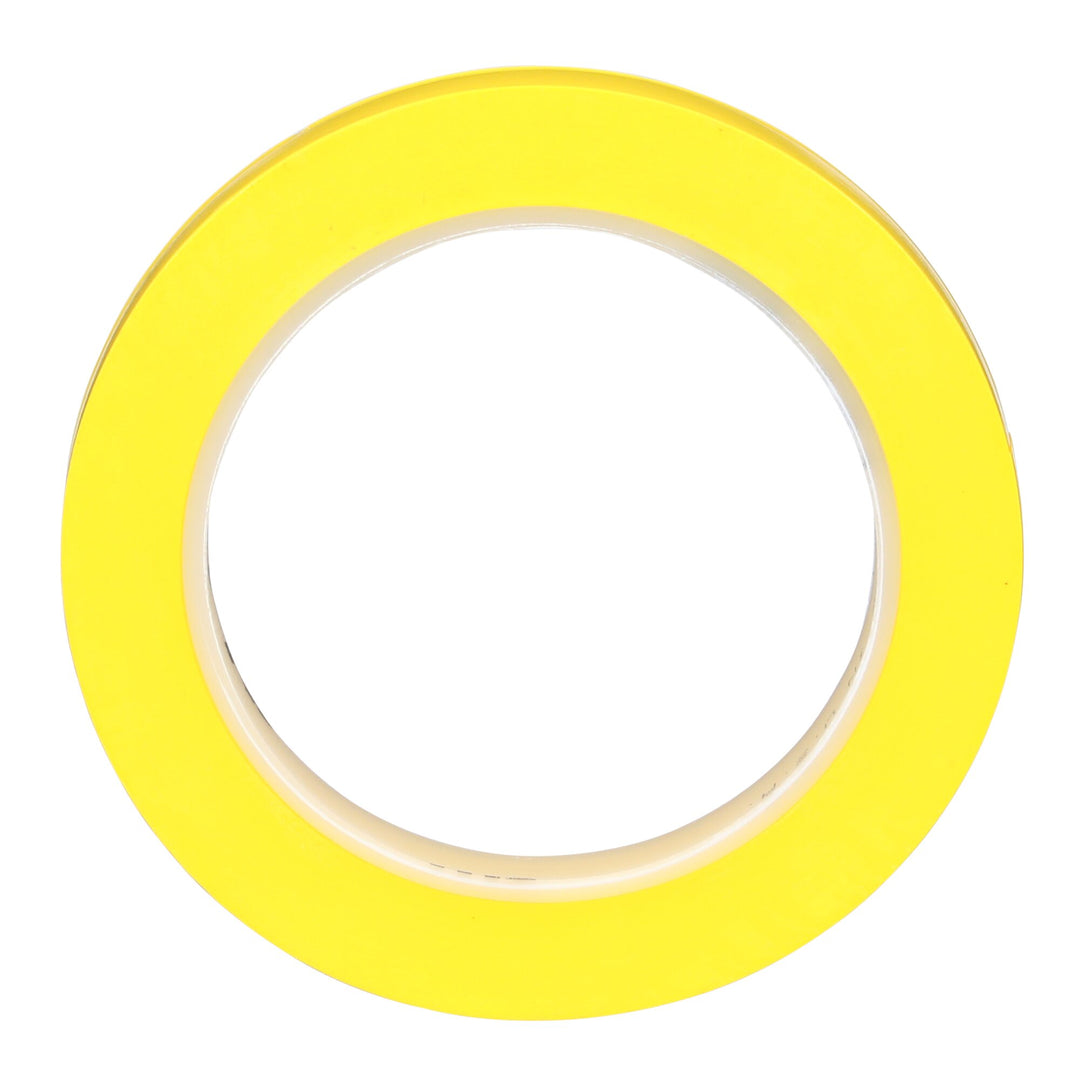 3M Vinyl Tape 471, Yellow, 3/8 in x 36 yd, 5.2 mil