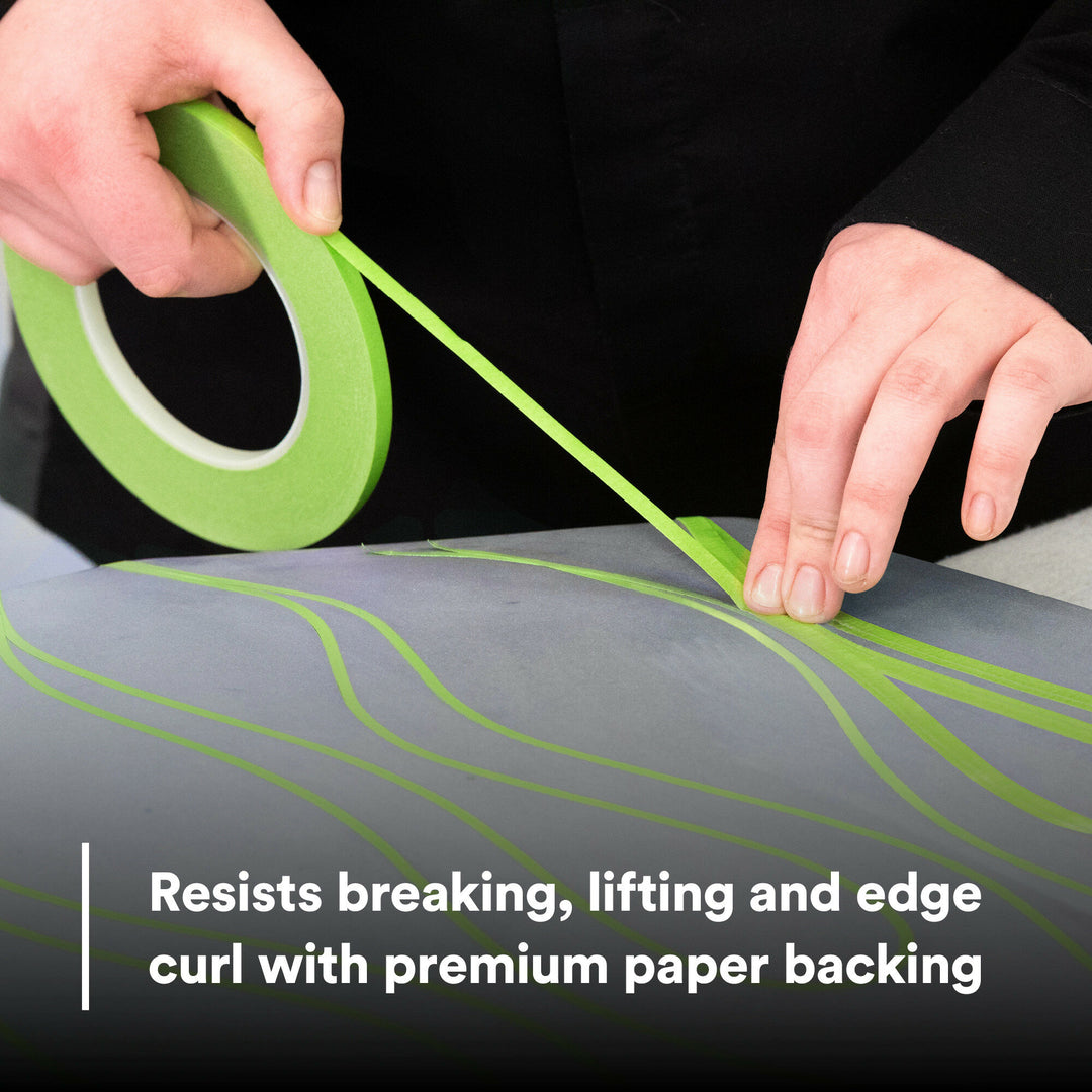 Scotch® Performance Masking Tape 233+ 26344, Green, 6 mm x 55 m