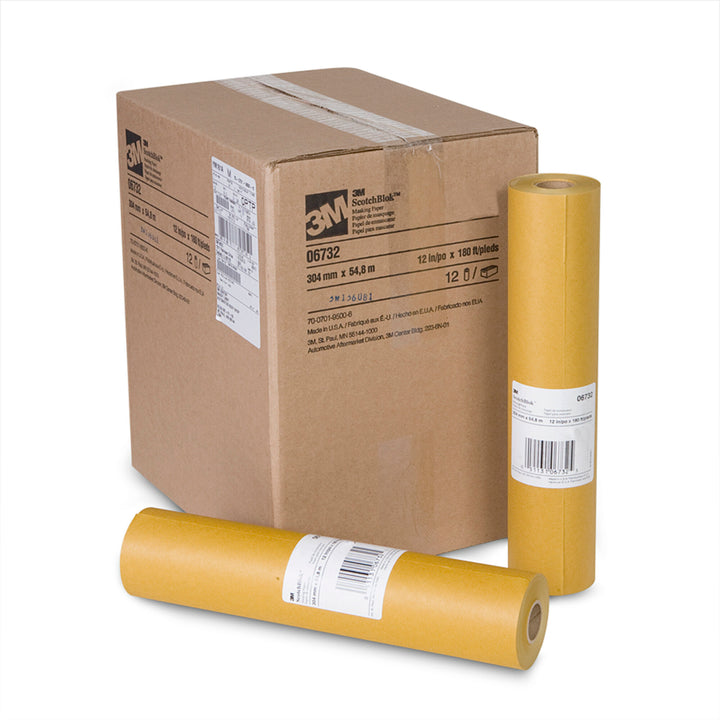 3M Scotchblok Masking Paper, 06732, 12 in x 180 ft