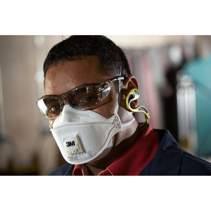 3M Nuvo Protective Eyewear 11436-00000-20 Clear Lens, Grey Frame