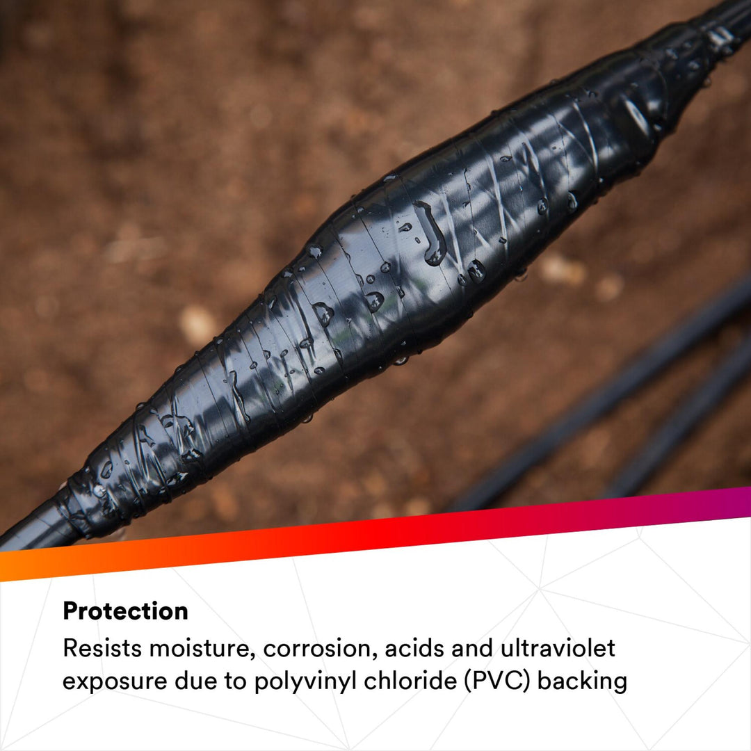 Scotch® Vinyl Electrical Tape 33, 1/2 in x 36 yd, Black