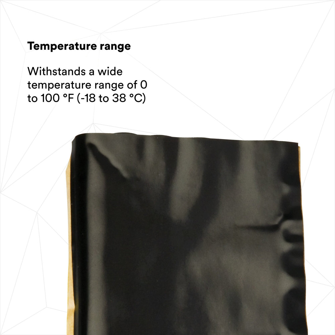 Scotch® Vinyl Mastic Pad 2200, 3-1/4 in x 4-1/2 in, Black, 10pads/carton