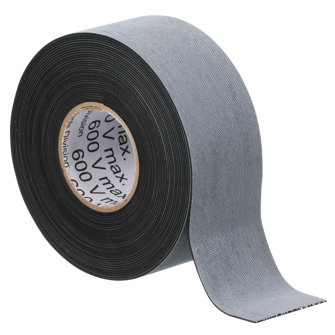 3M Temflex Rubber Splicing Tape 2155, 1-1/2 in x 22 ft, Black