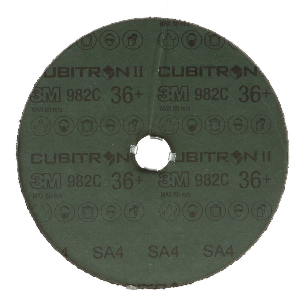 3M Cubitron II Fibre Disc 982C, 36+, GL Quick Change, 7 in, Die
G700BB, 25/Bag