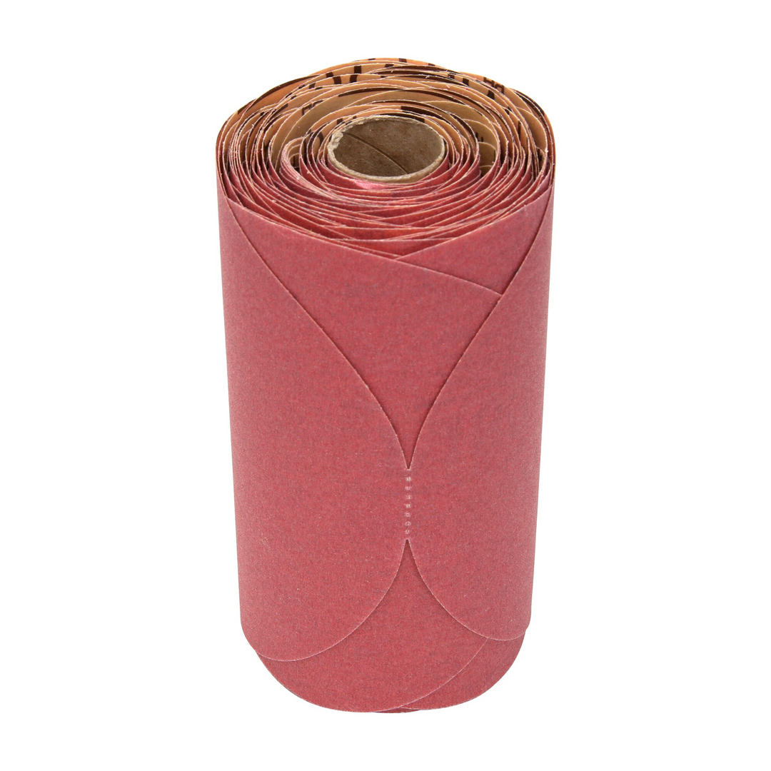 3M Red Abrasive Stikit Disc, 01112, 6 in, P180 grade, 100 discs per
roll