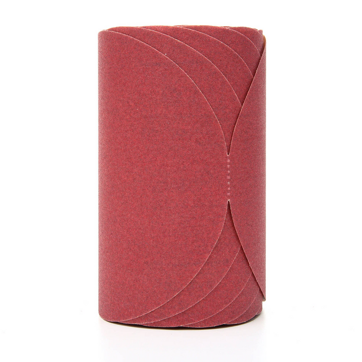 3M Red Abrasive Stikit Disc, 01114, 6 in, P120 grade, 100 discs per
roll
