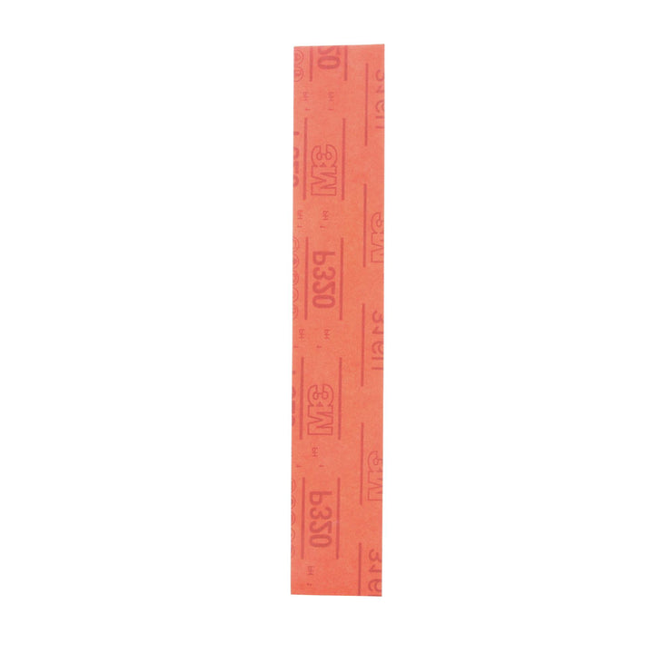 3M Hookit Red Abrasive Sheet, 01177, P320, 2-3/4 in x 16 1/2 in