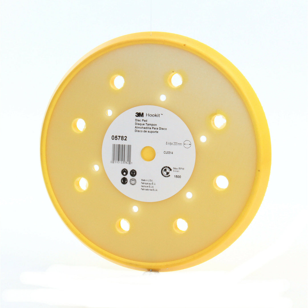 3M Hookit Disc Pad Dust Free, 05782, 8 in
