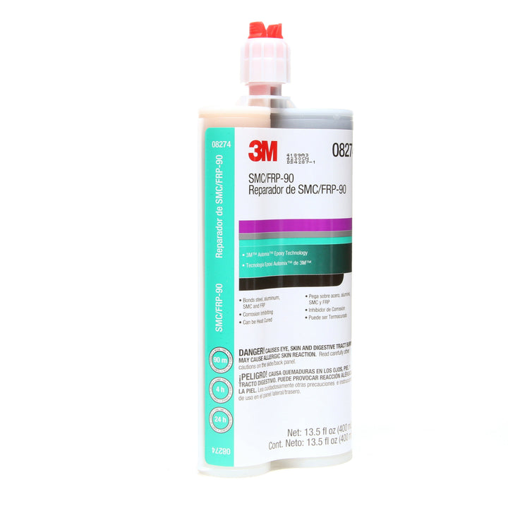 3M SMC/Fiberglass Repair Adhesive-90, 08274, Black, 400 mL Cartridge