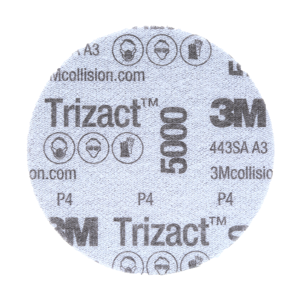3M Trizact Hookit Foam Disc 30362, P5000, 3 in, 15 Discs/Carton