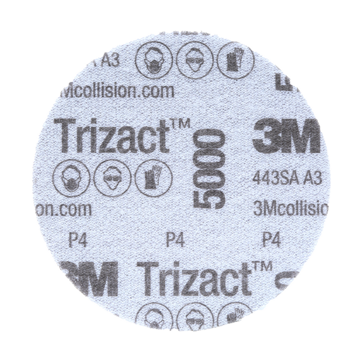 3M Trizact Hookit Foam Disc 30362, P5000, 3 in, 15 Discs/Carton
