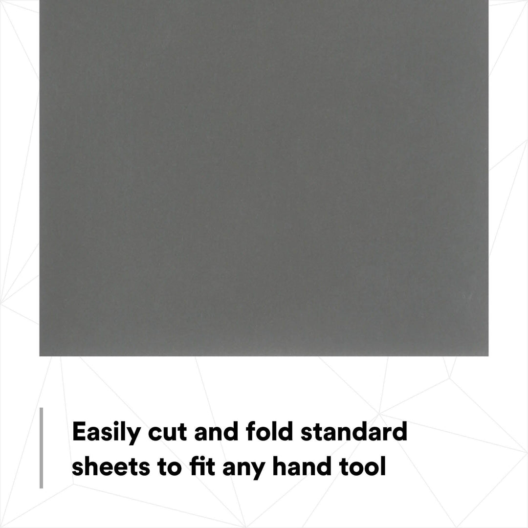 3M Wetordry Abrasive Sheet, 02043, P220, 9 in x 11 in, 50 sheets per
carton