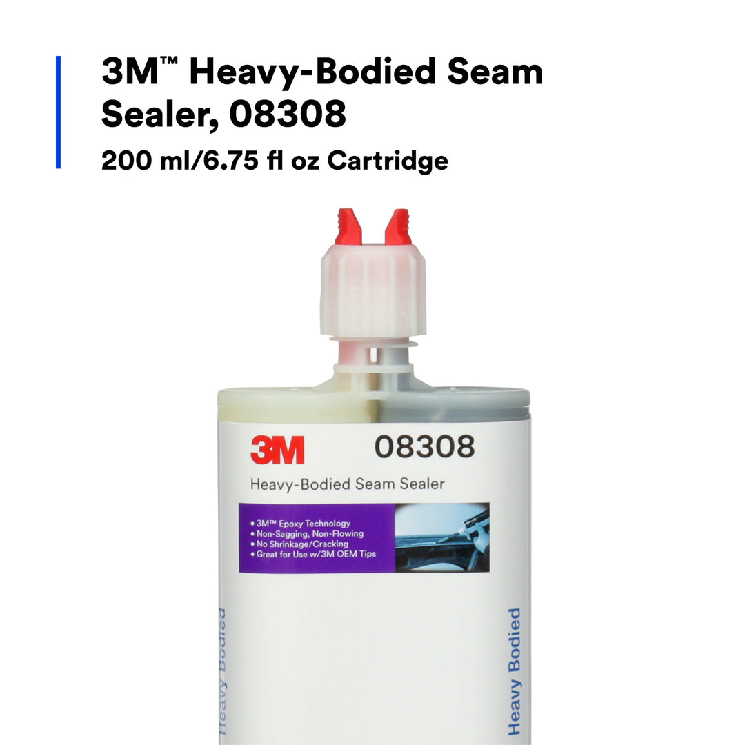 3M Heavy-Bodied Seam Sealer, 08308, 200 ml cartridge