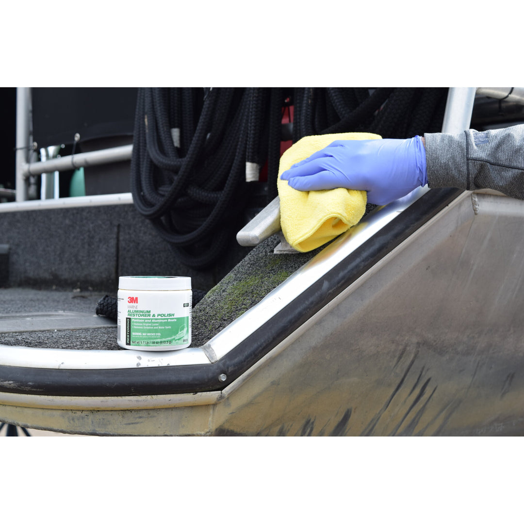 3M Marine Aluminum Restorer and Polish, 09020, 18 oz