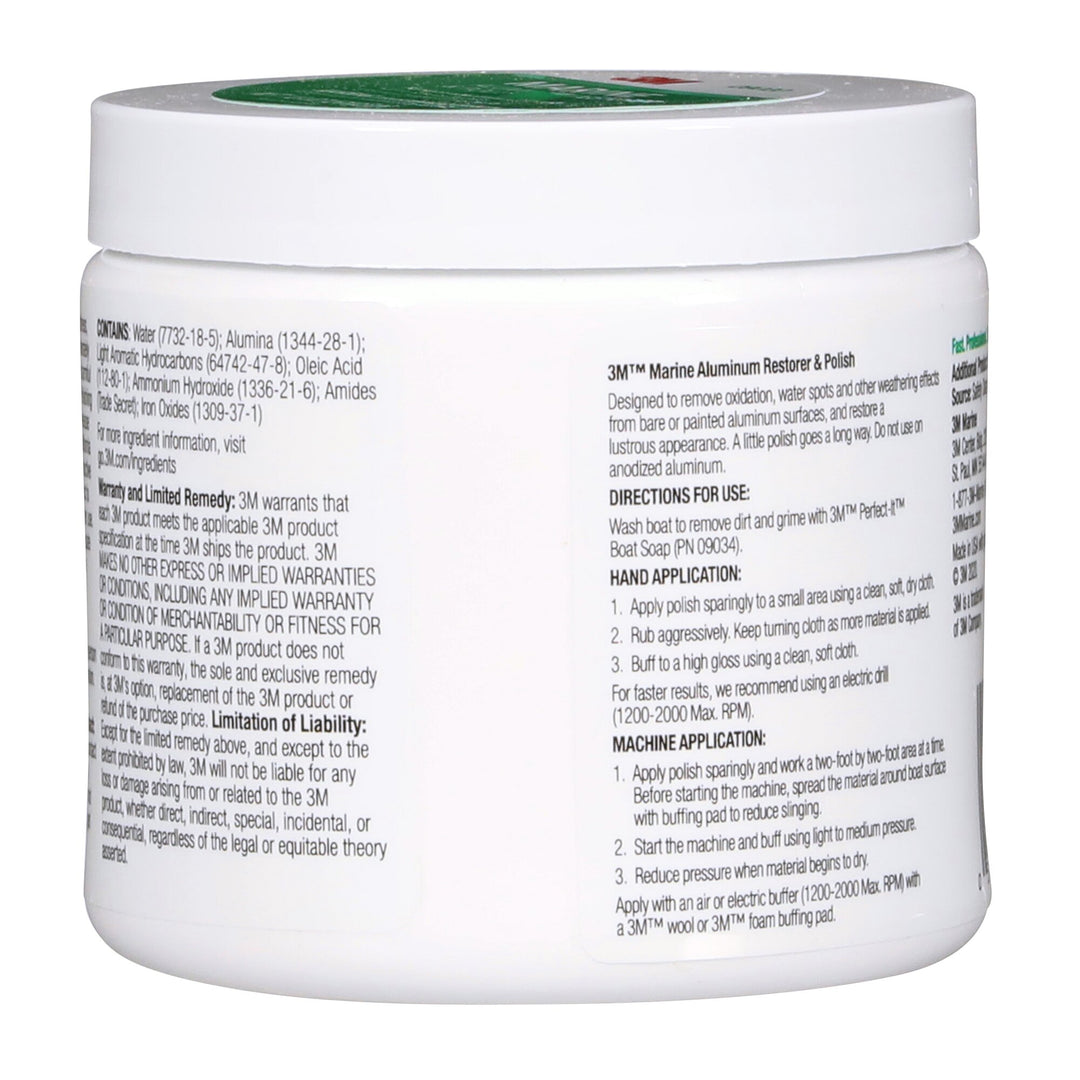 3M Marine Aluminum Restorer and Polish, 09020, 18 oz