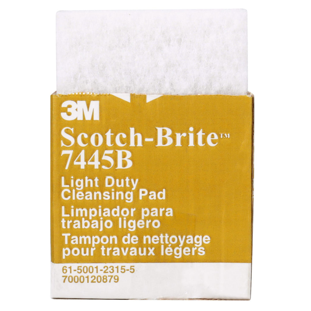 Scotch-Brite Light Cleansing Hand Pad 7445B, HP-HP, Nepheline Syenite Super Fine