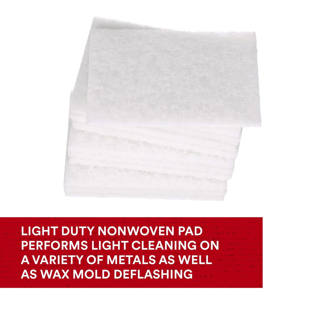 Scotch-Brite Light Cleansing Hand Pad 7445B, HP-HP, Nepheline Syenite Super Fine