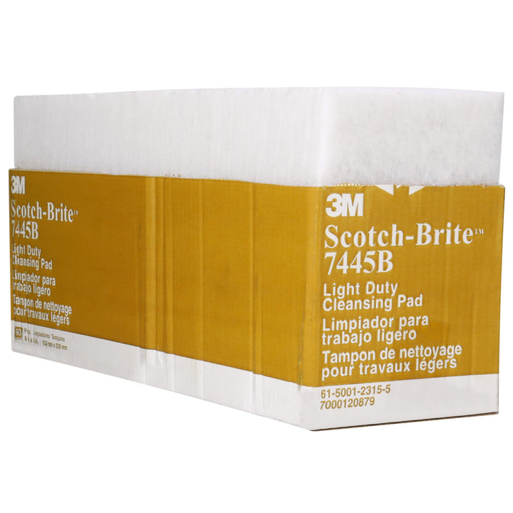 Scotch-Brite Light Cleansing Hand Pad 7445B, HP-HP, Nepheline Syenite Super Fine