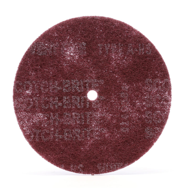 Scotch-Brite High Strength Disc, 8 in x 1/2 in, A VFN, 10/Pac