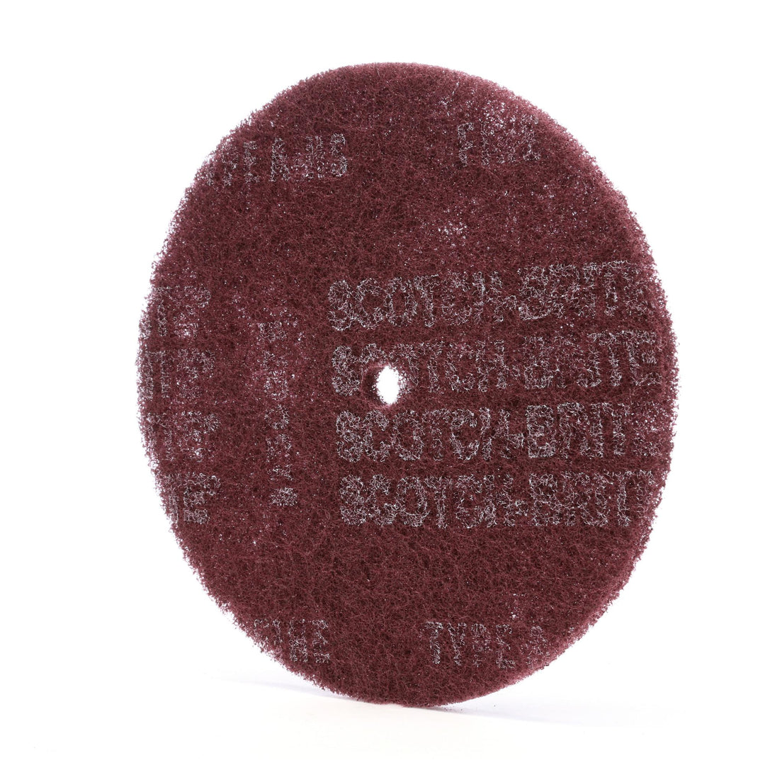 Scotch-Brite High Strength Disc, HS-DC, A/O Fine, 8 in x 1/2 in