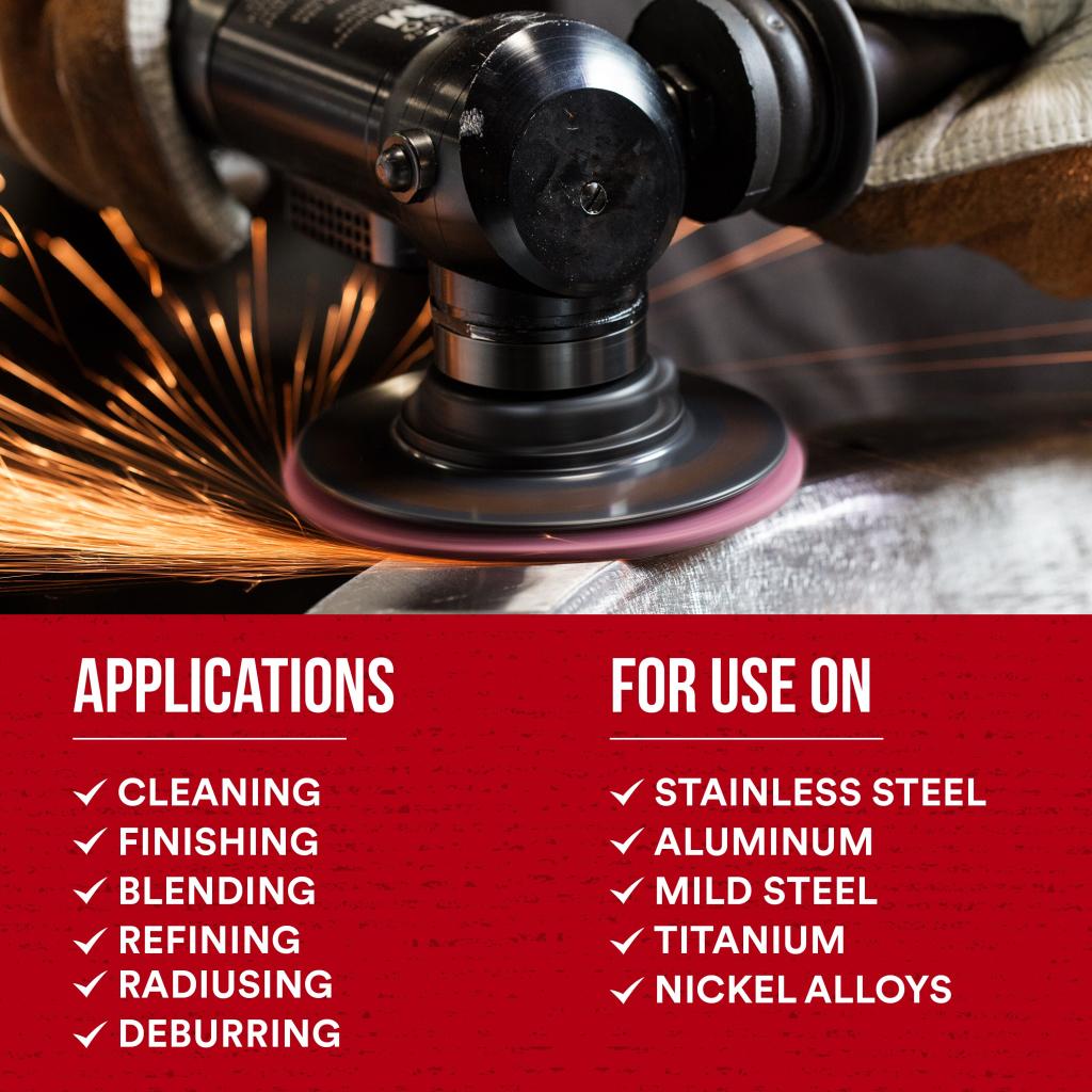 Scotch-Brite Surface Conditioning Disc, SC-DH, A/O Medium, 7 in x
7/8in