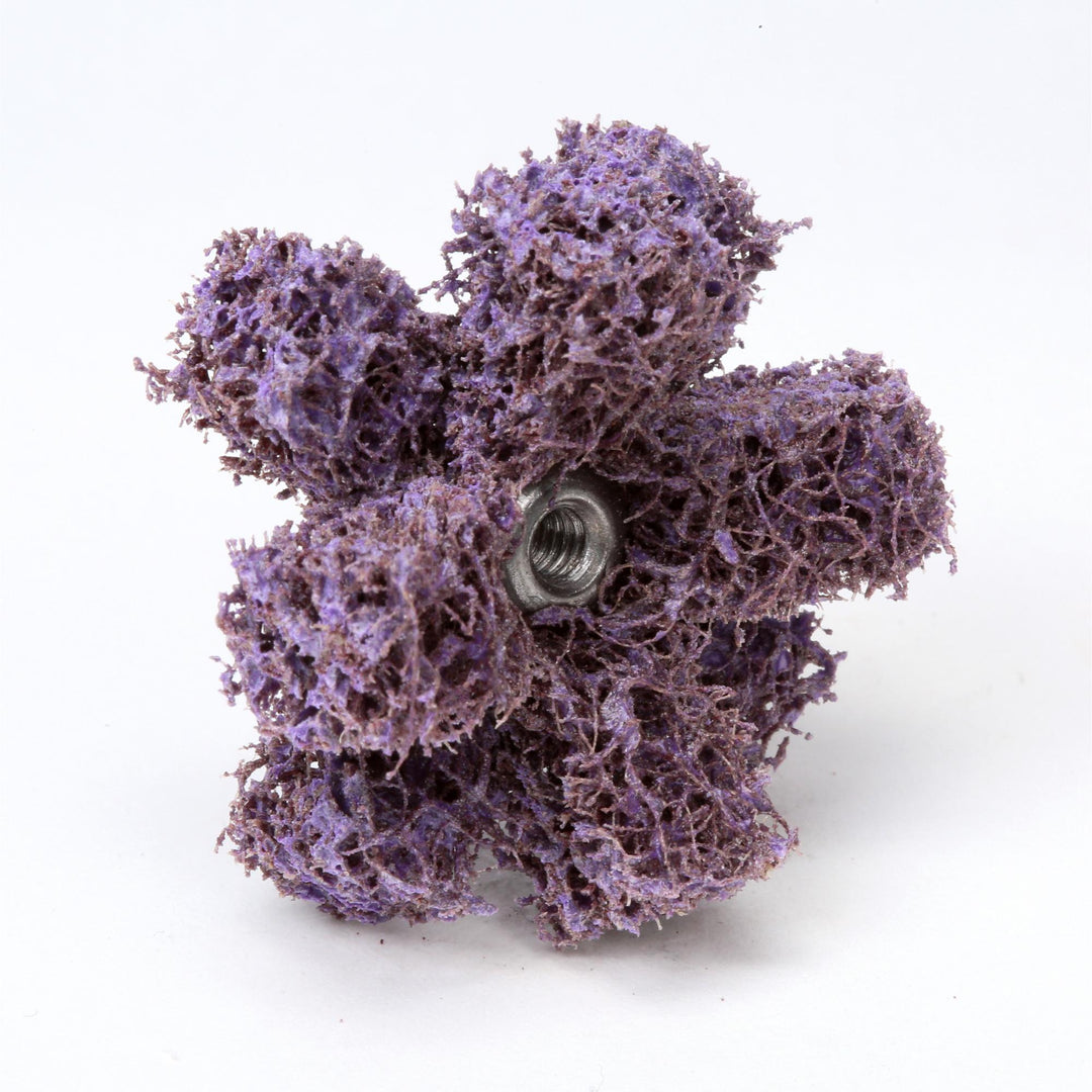 Scotch-Brite Cross Buff, 1-1/2 in x 3/8 in x 2 PLY x 8-32 High Strength
A MED