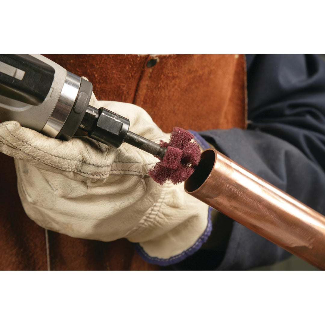 Scotch-Brite Cross Buff, 2 in x 1/2 in x 2 PLY x 8-32 High Strength A
MED