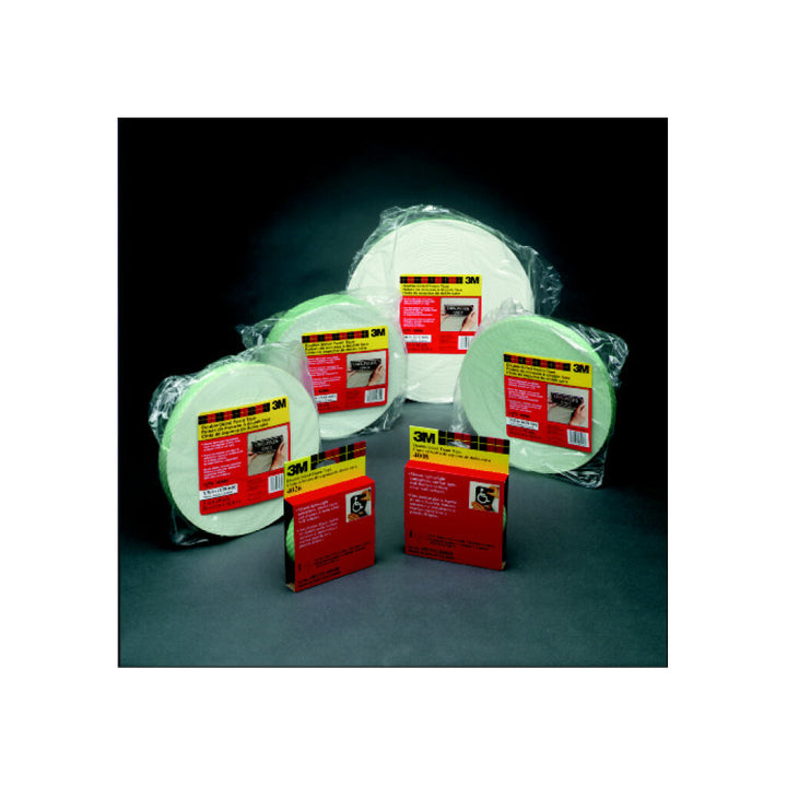 3M Double Coated Urethane Foam Tape 4026, Natural, 3/4 in x 36 yd, 62mil