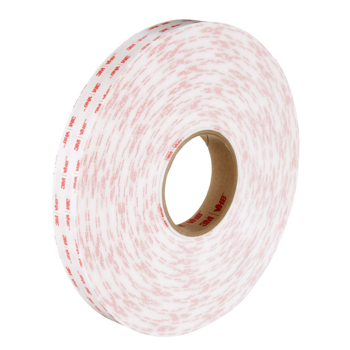 3M VHB Tape 4930, White, 3/4 in x 72 yd, 25 mil