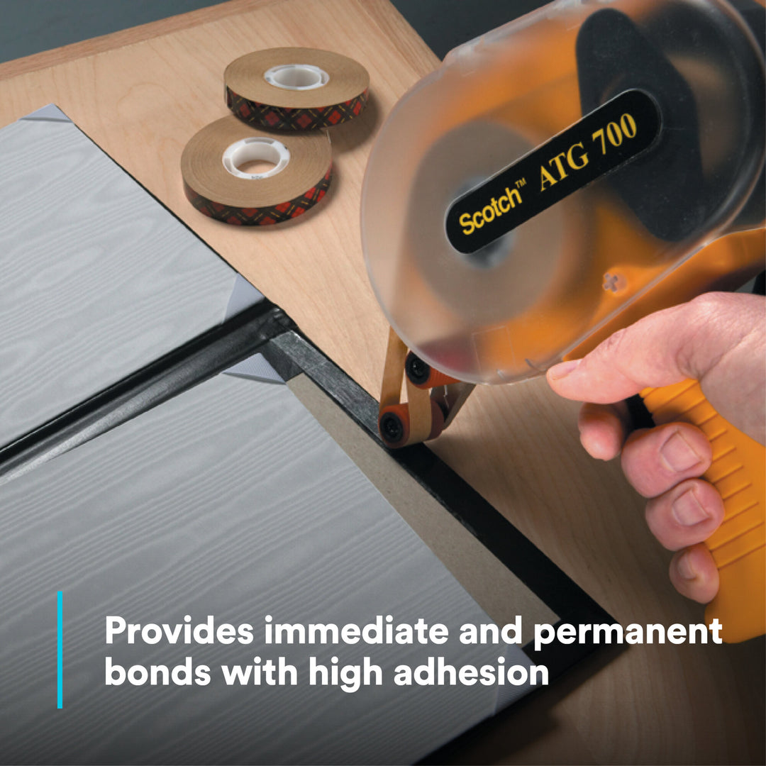 Scotch® ATG Adhesive Transfer Tape 969, Clear, 2 in x 36 yd, 5 mil