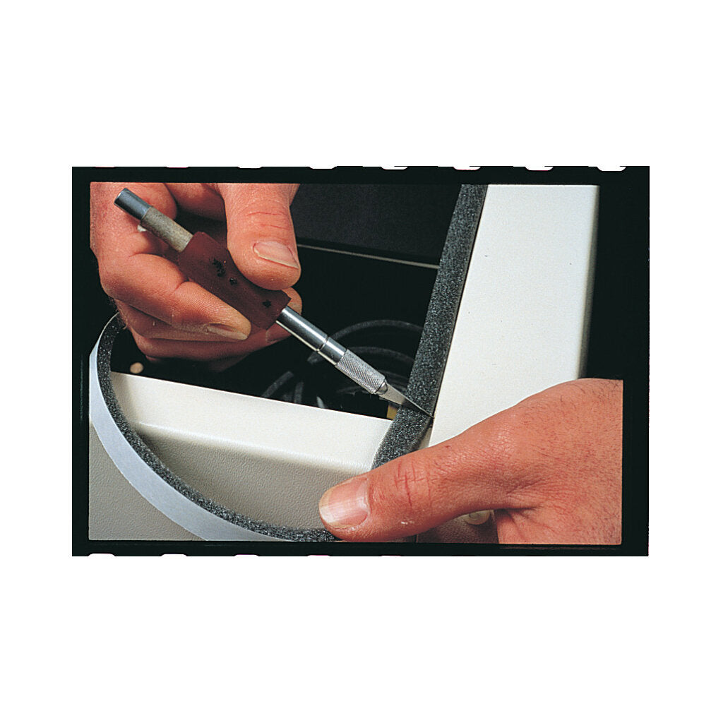 3M Urethane Foam Tape 4317, Charcoal, Gray, 3/4 in x 9 yd, 375 mil