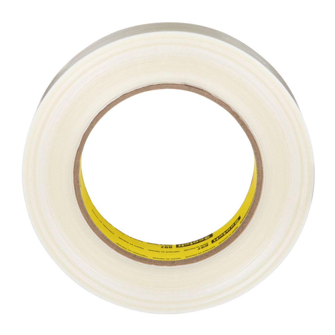 Scotch® Filament Tape 897, Clear, 24 mm x 55 m, 5 mil