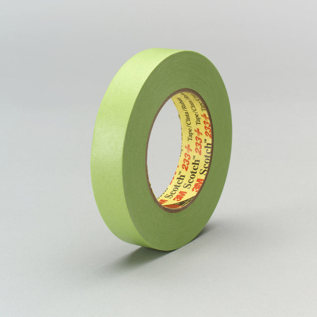 Scotch® Performance Masking Tape 233+ 26343, Green, 3 mm x 55 m