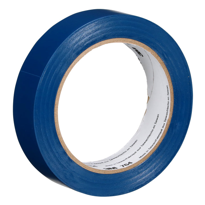 3M General Purpose Vinyl Tape 764, Blue, 1 in x 36 yd, 5 mil, 36 Roll/Case