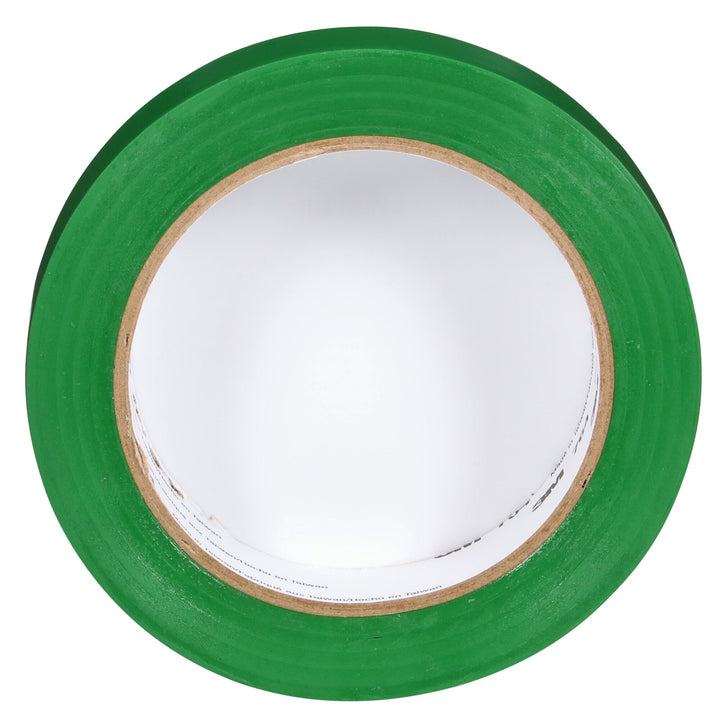3M General Purpose Vinyl Tape 764, Green, 1 in x 36 yd, 5 mil, 36 Roll/Case