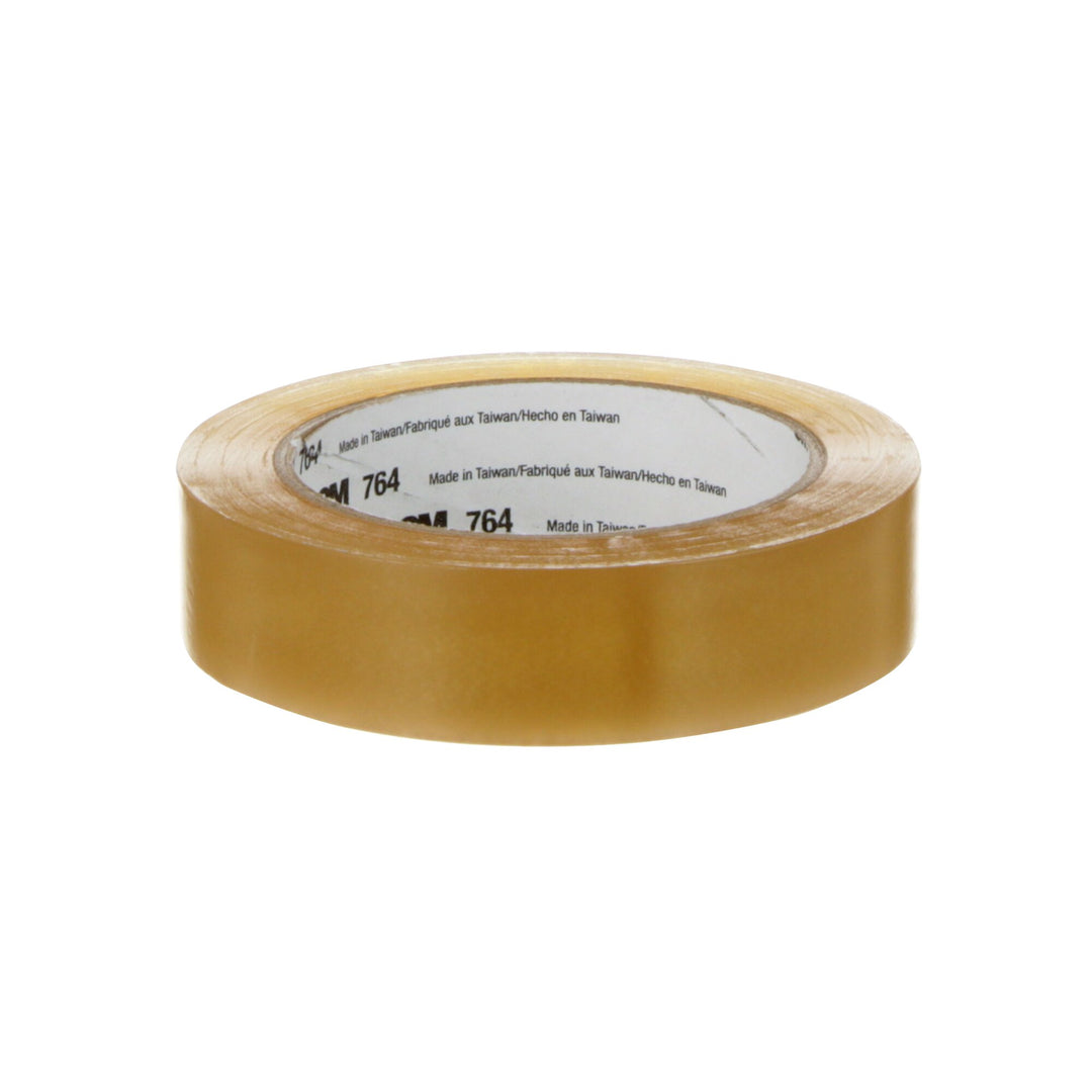 3M General Purpose Vinyl Tape 764, Transparent, 1 in x 36 yd, 5 mil