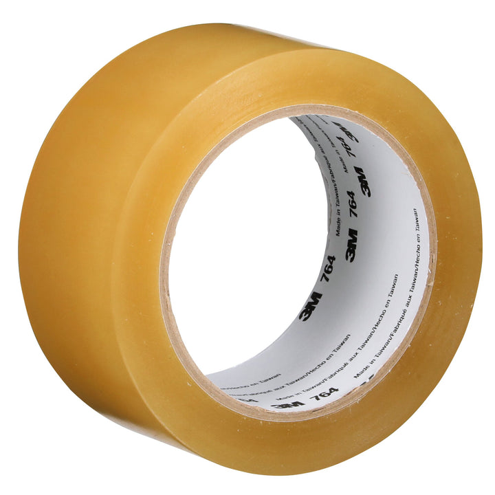 3M General Purpose Vinyl Tape 764, Transparent, 2 in x 36 yd, 5 mil