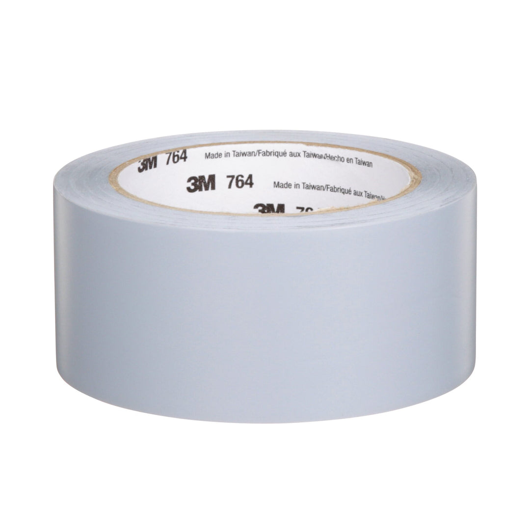 3M General Purpose Vinyl Tape 764, Gray, 2 in x 36 yd, 5 mil, 24 Roll/Case