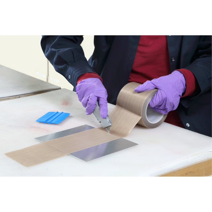 3M General Purpose PTFE Glass Cloth Tape 5151, Light Brown, 1 1/2 in x36 yd