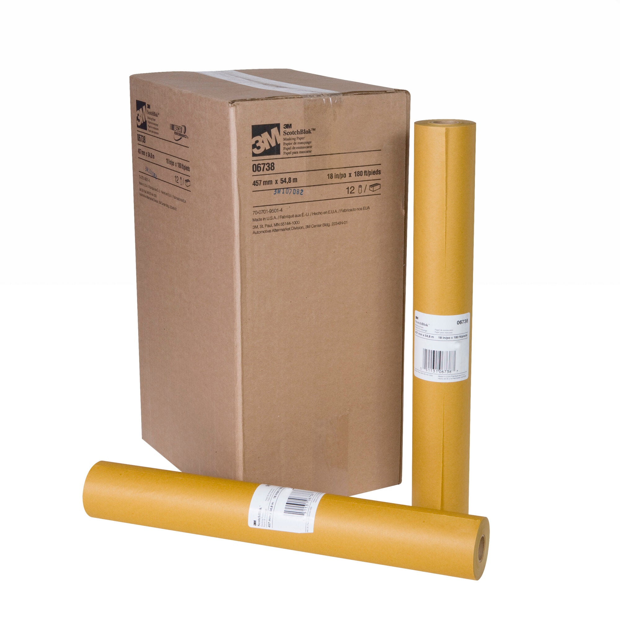 3M Scotchblok Masking Paper, 06738, 18 in x 180 ft – Haus of Tools