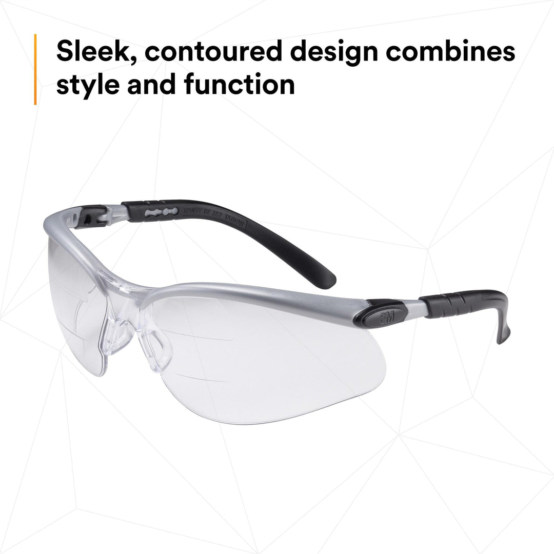 3M BX Dual Reader Protective Eyewear 11459-00000-20, Clear Anti-Fog
Lens