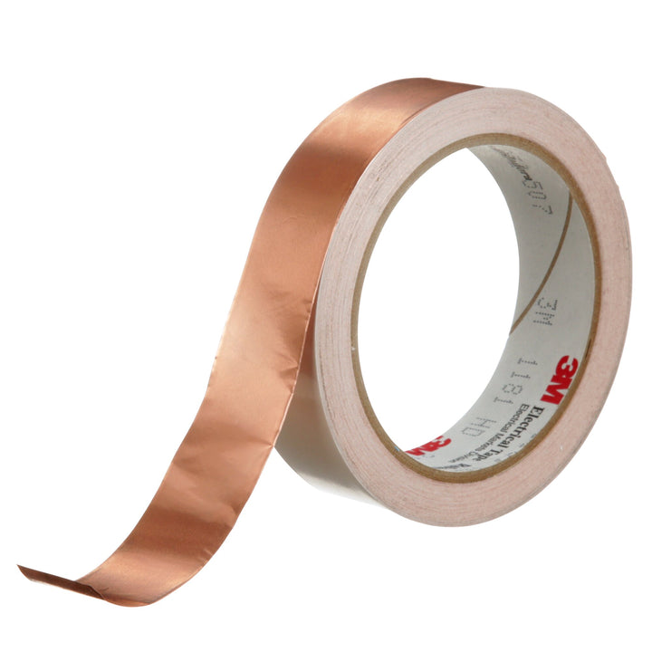 3M EMI Copper Foil Shielding Tape 1181, 1 in x 18 yd (25,40 mm x 16,5
m)