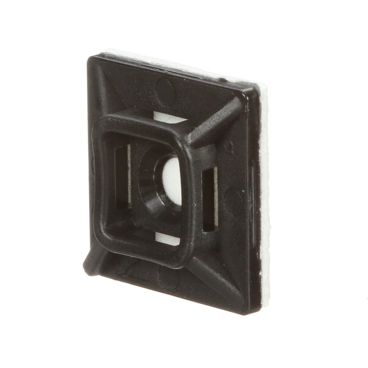 3M Cable Tie Mounting Base CTB75X75BKA-C, 4-way Adhesive Mount