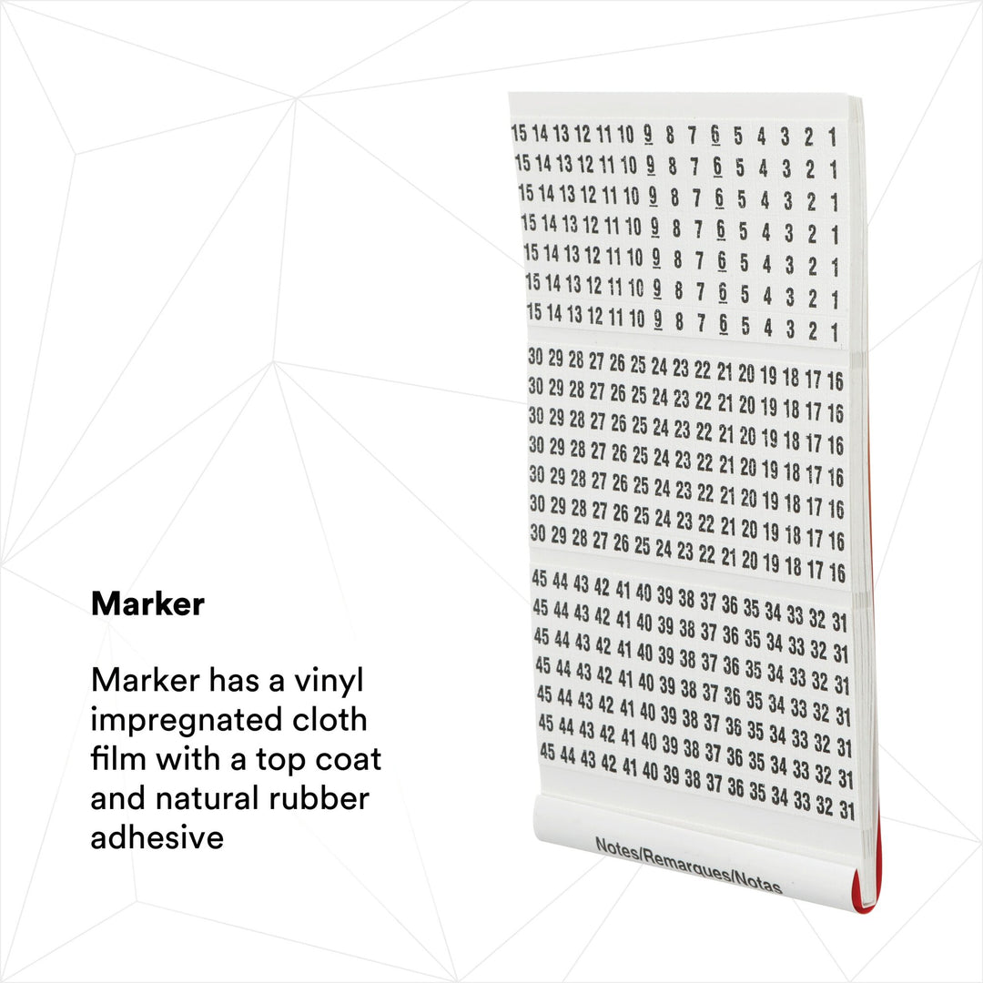 3M ScotchCode Pre-Printed Wire Marker Book SPB-03