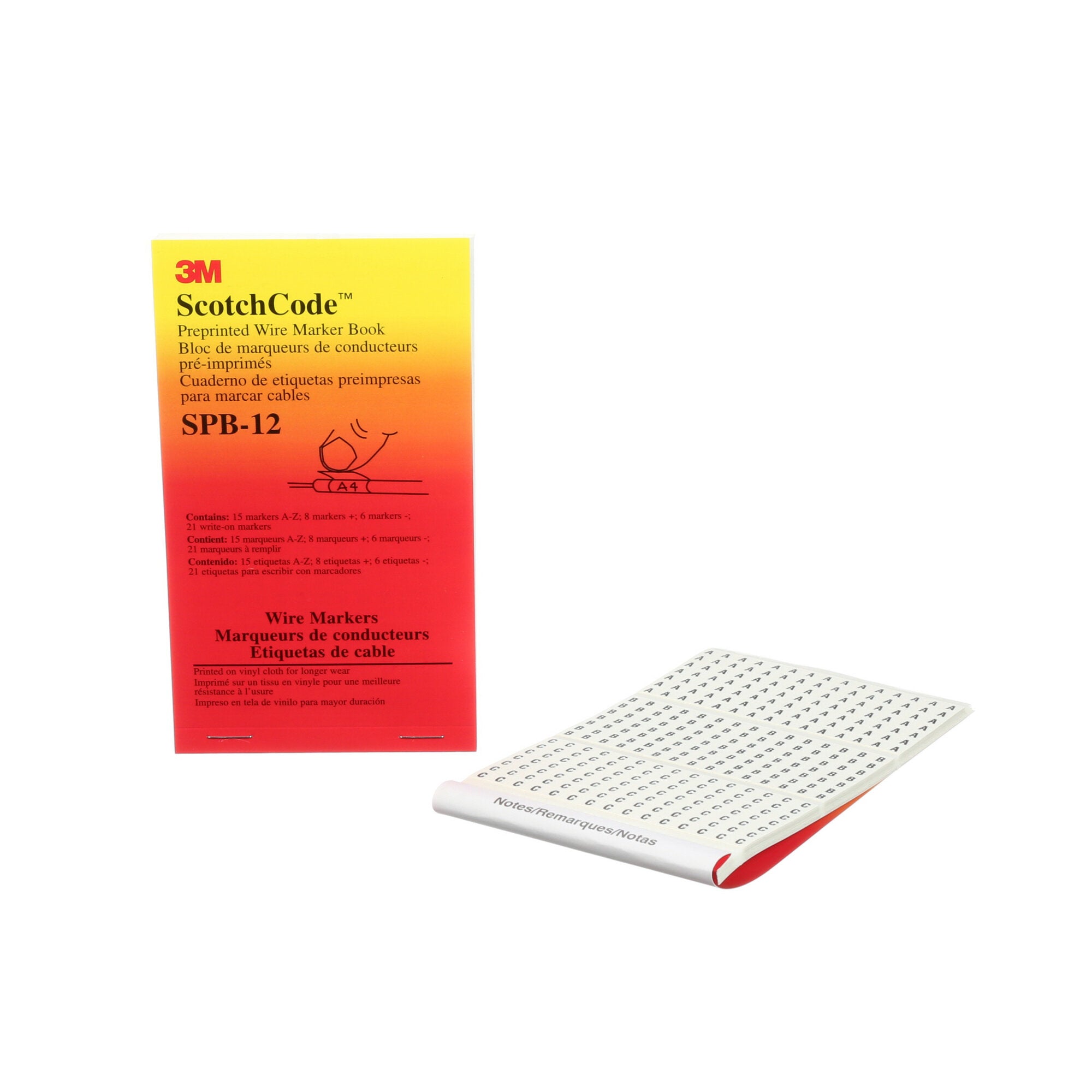 3M ScotchCode Pre-Printed Wire Marker Book SPB-12 – Haus of Tools