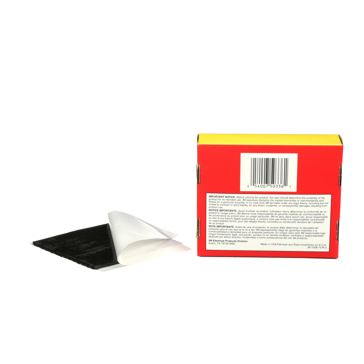 Mastic Compound 3M Scotch-Seal Mastic Tape Compound 2229, 3-3/4 in x 3-3/4 in, Black ...