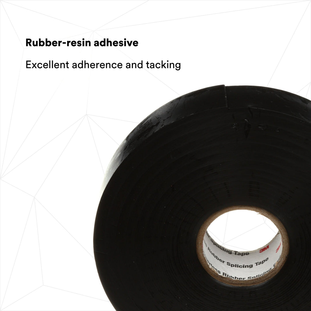 3M Linerless Electrical Rubber Tape 2242, 1-1/2 in x 15 ft, 1 in core,
Black